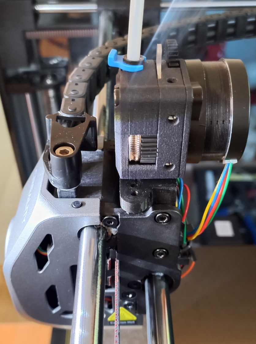 The LGX when mounted on the print head.